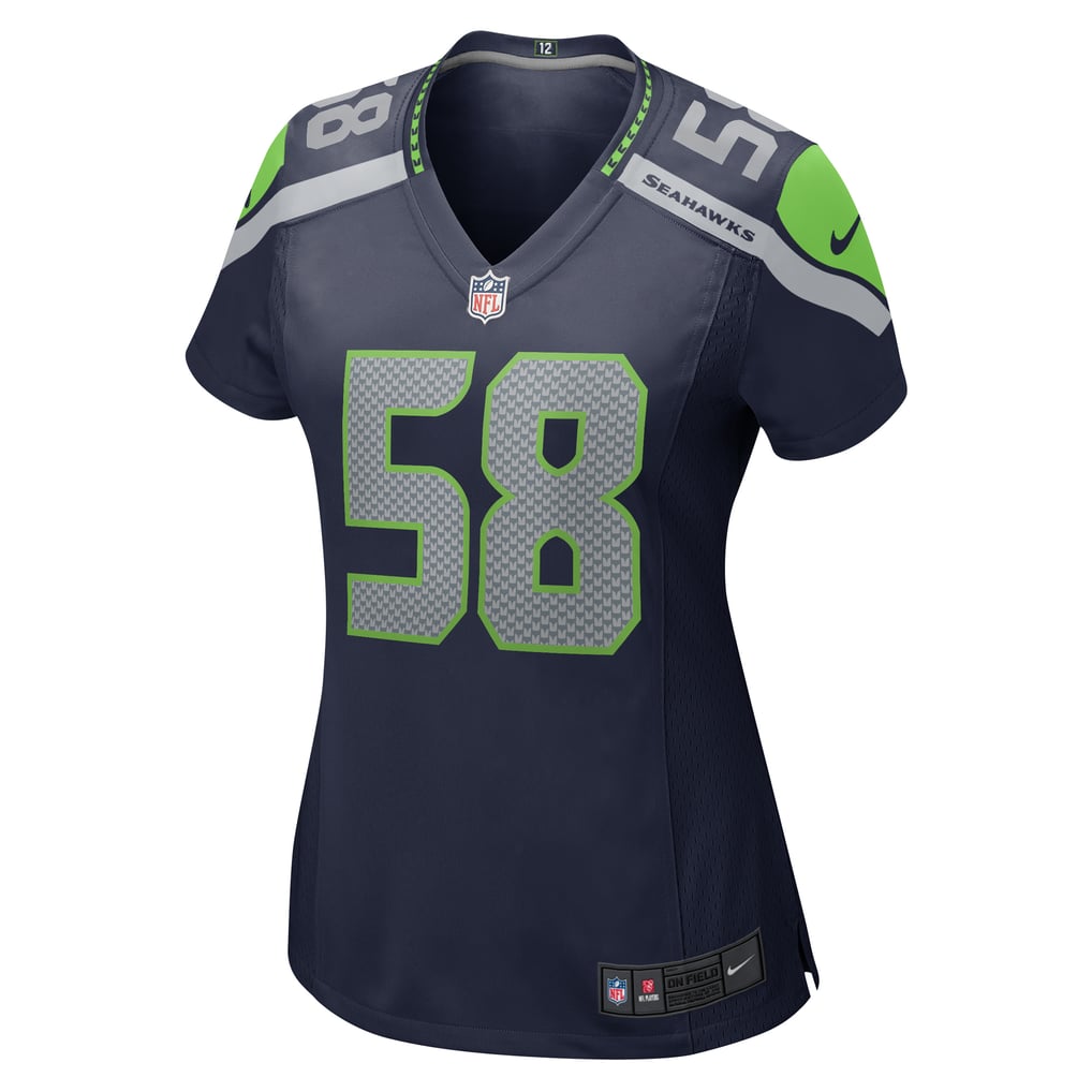 Women's Seattle Seahawks Derick Hall Nike College College Navy Team Game Jersey - Image 3