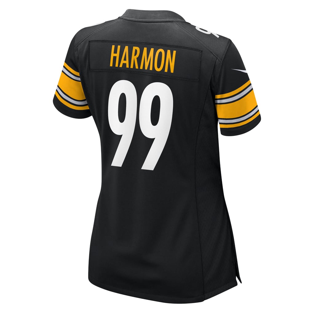Women's Pittsburgh Steelers Derrick Harmon Nike  Black Team Game Jersey - Image 4