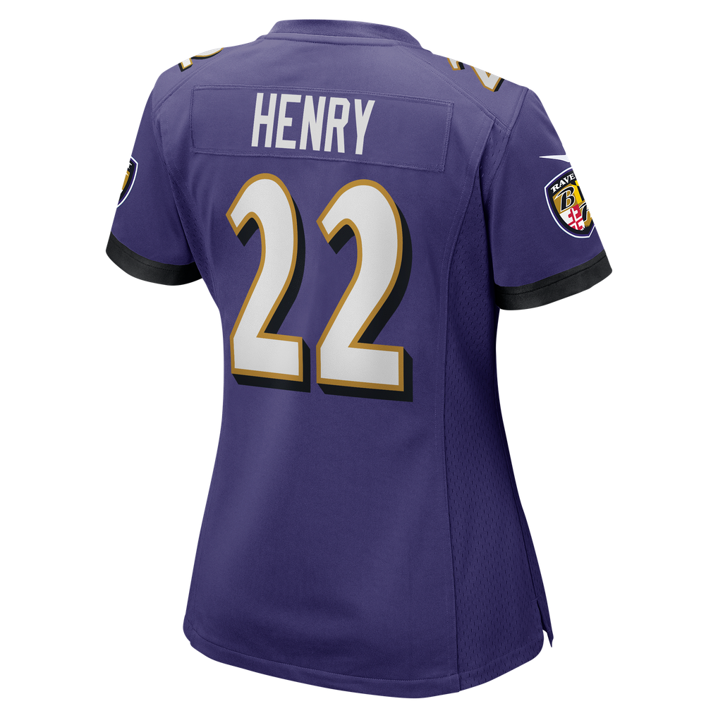 Women's Baltimore Ravens Derrick Henry Nike Purple Game Player Jersey