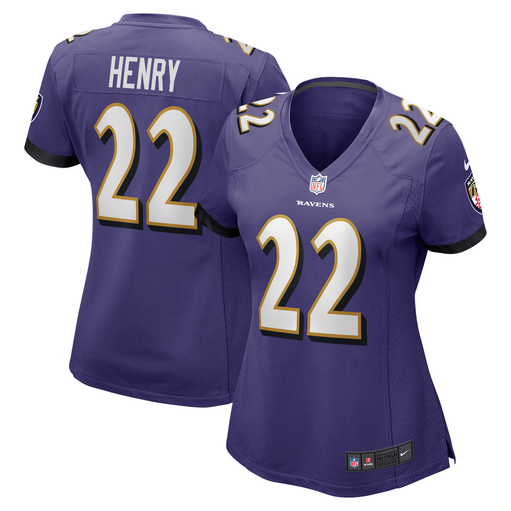 Women's Baltimore Ravens Derrick Henry Nike Purple Game Player Jersey