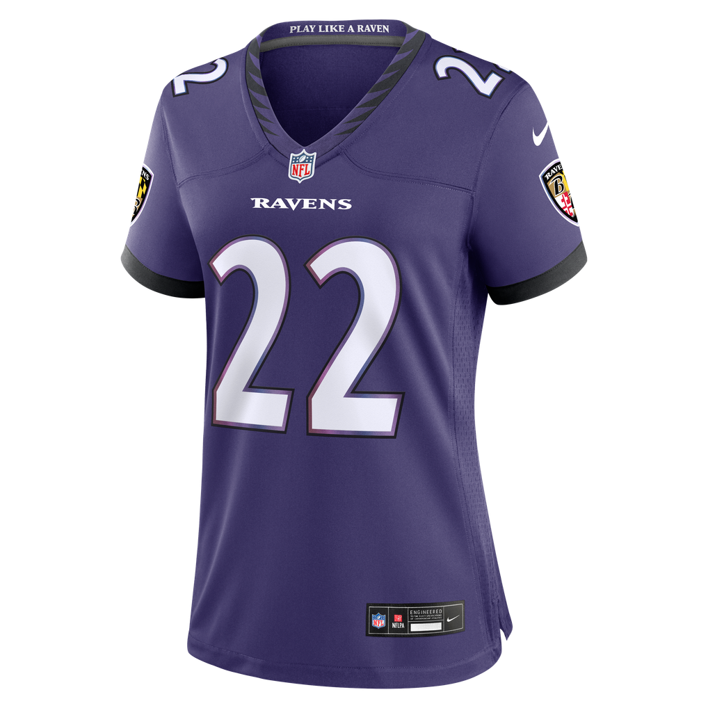 Women's Baltimore Ravens Derrick Henry Nike Purple Team Game Jersey