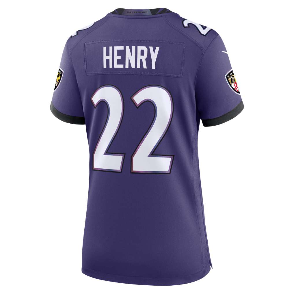 Women's Baltimore Ravens Derrick Henry Nike Purple Team Game Jersey