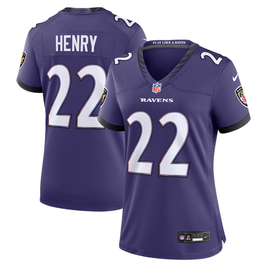 Women's Baltimore Ravens Derrick Henry Nike Purple Team Game Jersey