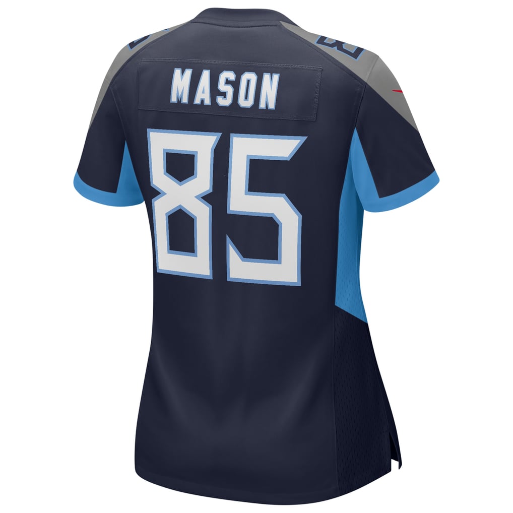 Women's Tennessee Titans Derrick Mason Nike Navy Game Retired Player Jersey - Image 4