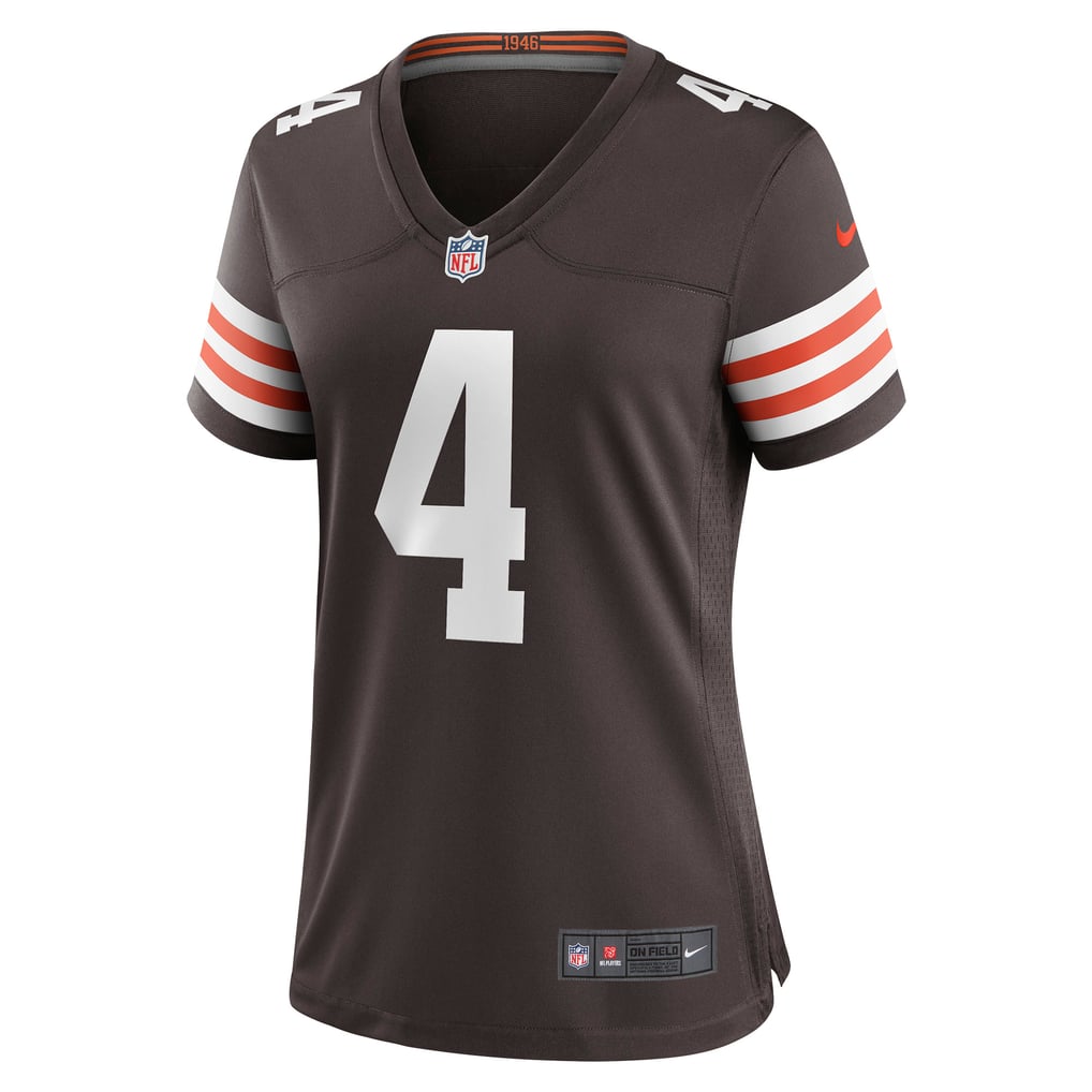 Women's Cleveland Browns Deshaun Watson Nike Brown Player Jersey - Image 3