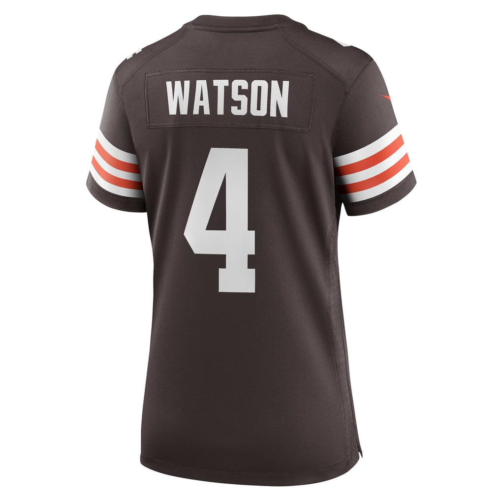 Women's Cleveland Browns Deshaun Watson Nike Brown Player Jersey - Image 4