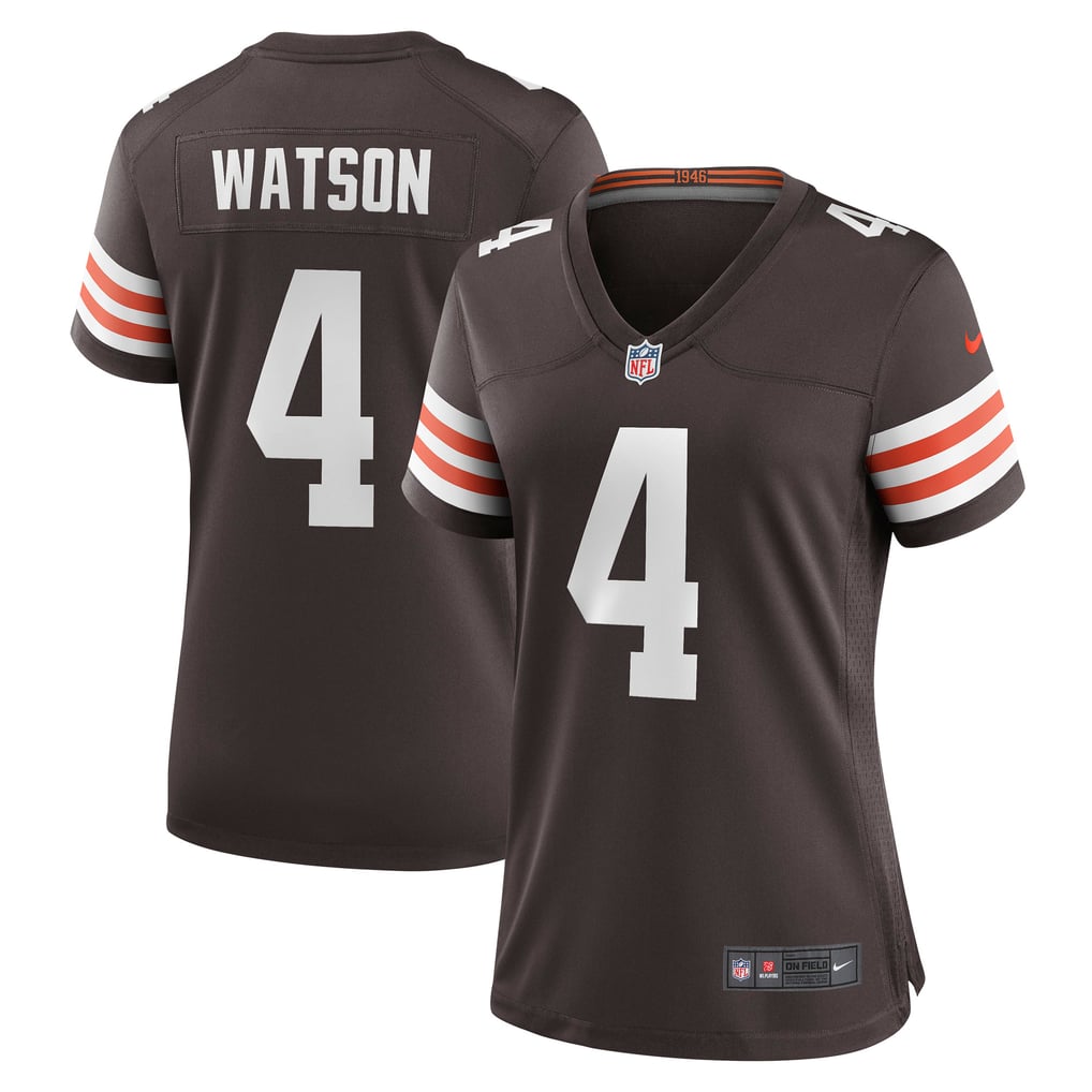 Women's Cleveland Browns Deshaun Watson Nike Brown Player Jersey - Image 1