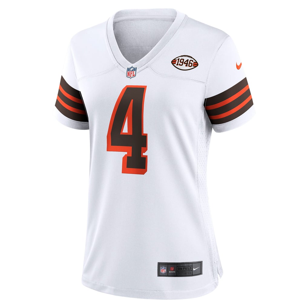 Women's Cleveland Browns Deshaun Watson Nike White Player Jersey - Image 3