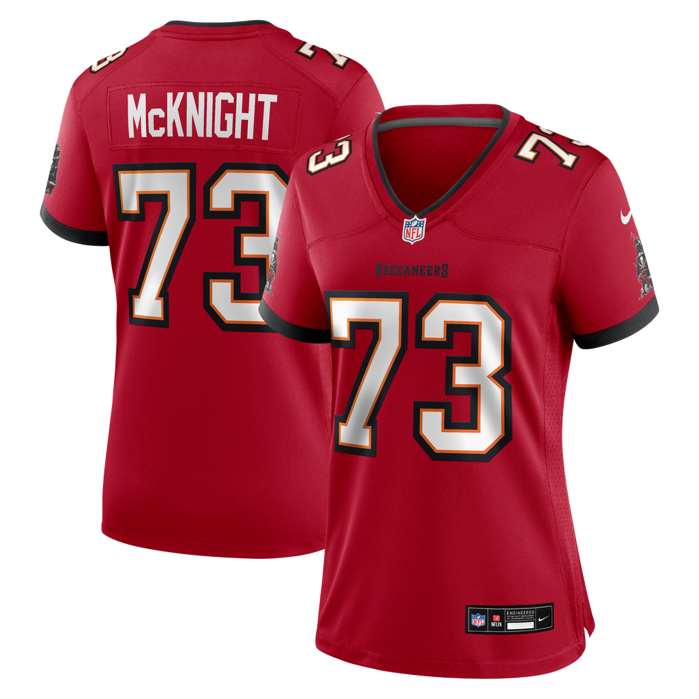 Women's Tampa Bay Buccaneers Deshawn McKnight Nike Red Team Game Jersey - Image 2