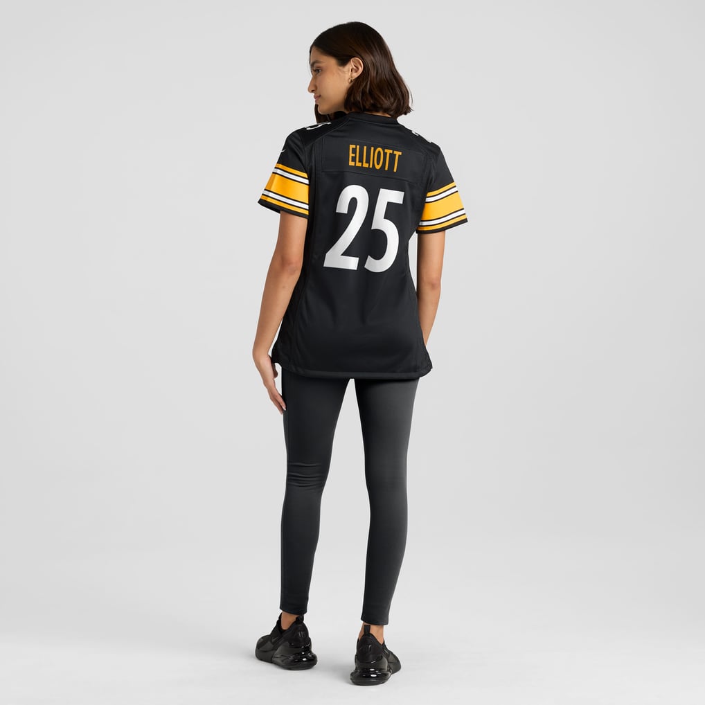 Women's Pittsburgh Steelers DeShon Elliott Nike  Black Team Game Jersey - Image 6