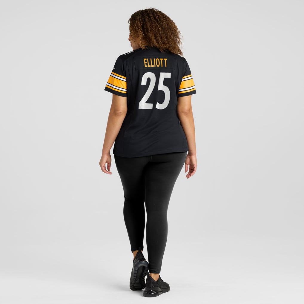 Women's Pittsburgh Steelers DeShon Elliott Nike  Black Team Game Jersey - Image 8