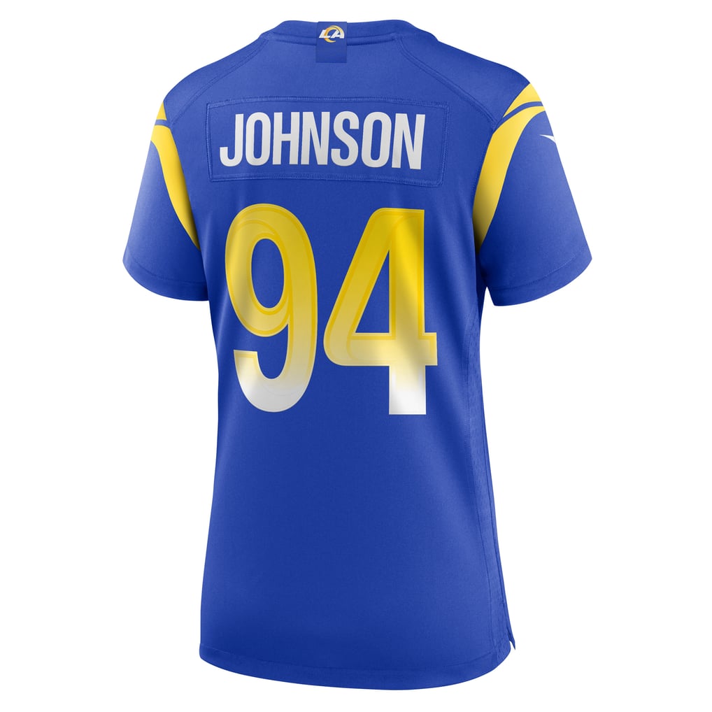 Women's Los Angeles Rams Desjuan Johnson Nike Royal Home Game Jersey - Image 4