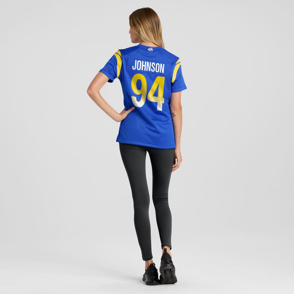 Women's Los Angeles Rams Desjuan Johnson Nike Royal Home Game Jersey - Image 6