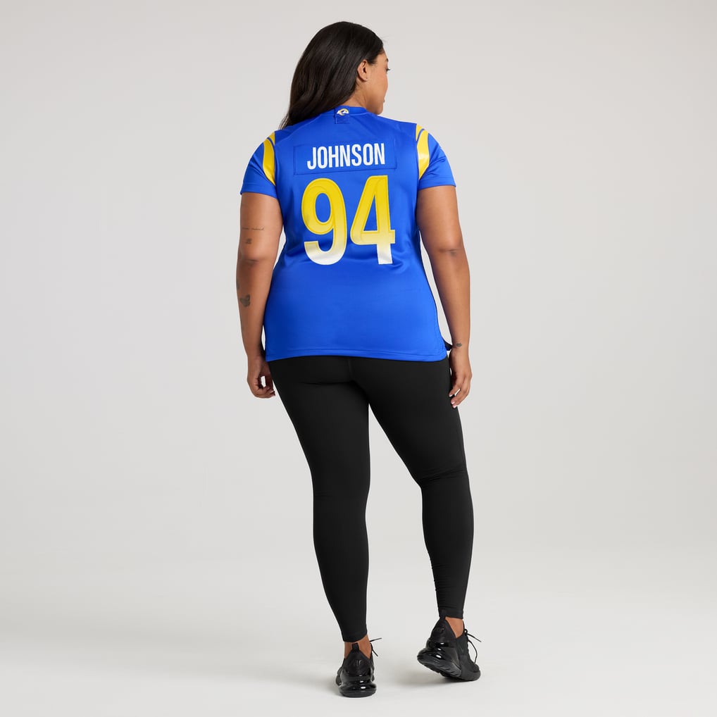 Women's Los Angeles Rams Desjuan Johnson Nike Royal Home Game Jersey - Image 8