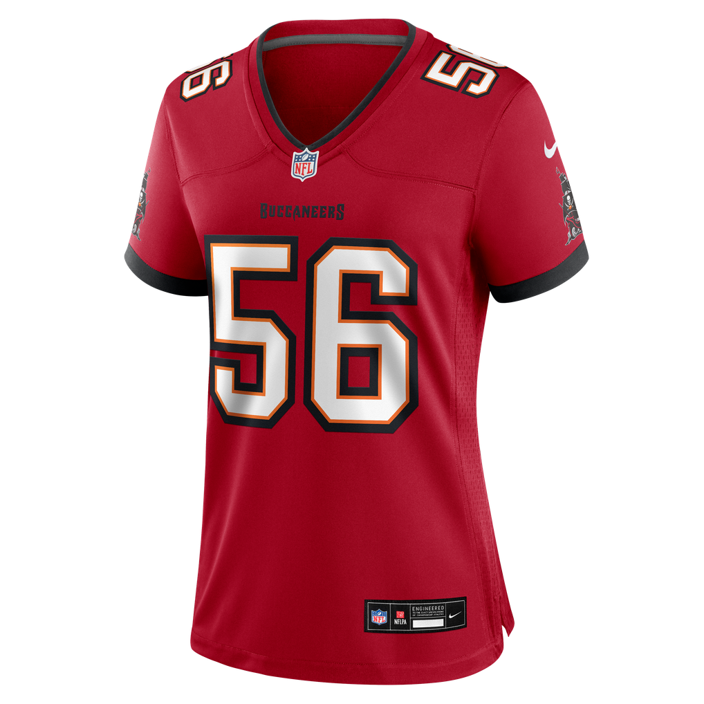 Women's Tampa Bay Buccaneers Desmond Watson Nike  Red Team Game Jersey - Image 3