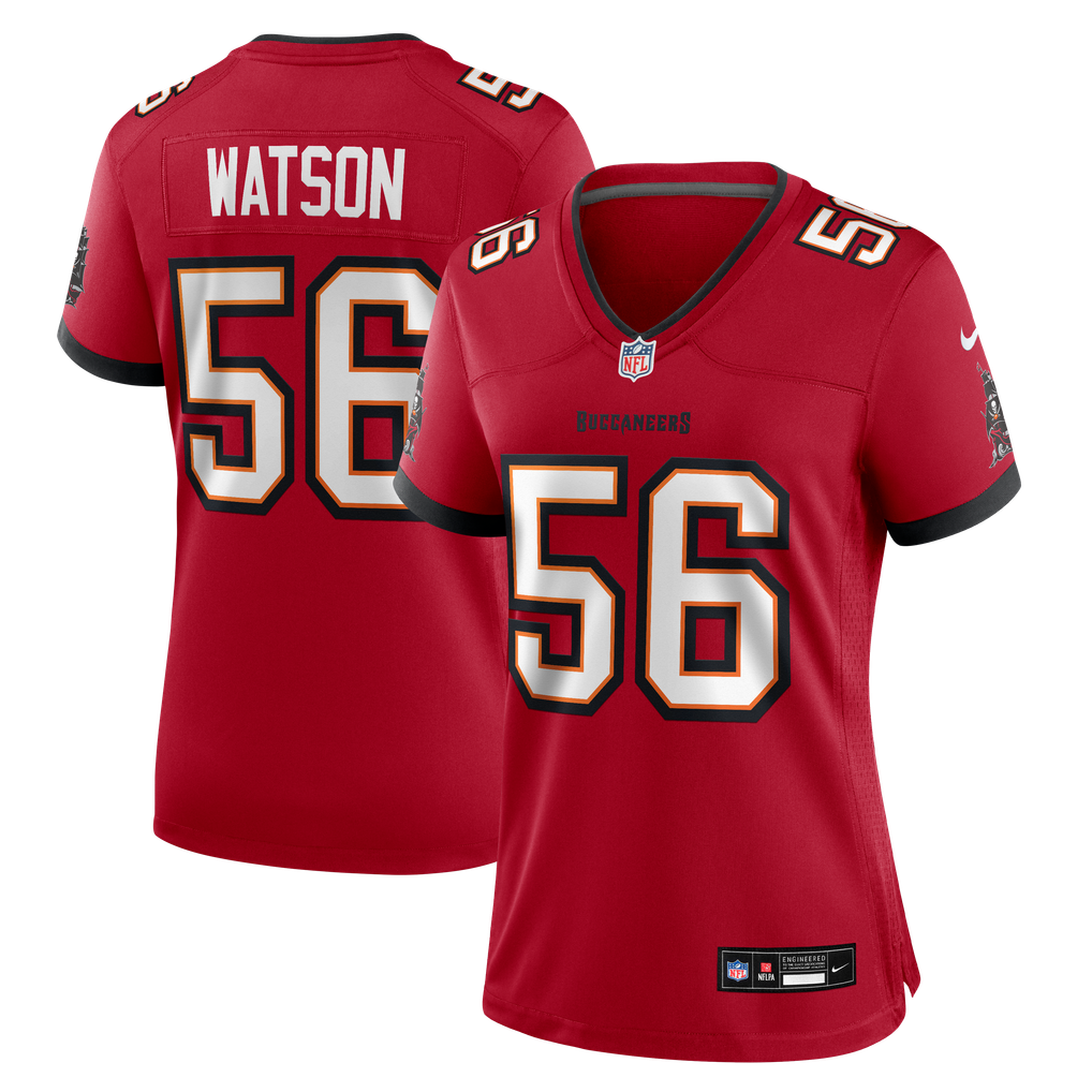 Women's Tampa Bay Buccaneers Desmond Watson Nike  Red Team Game Jersey - Image 1