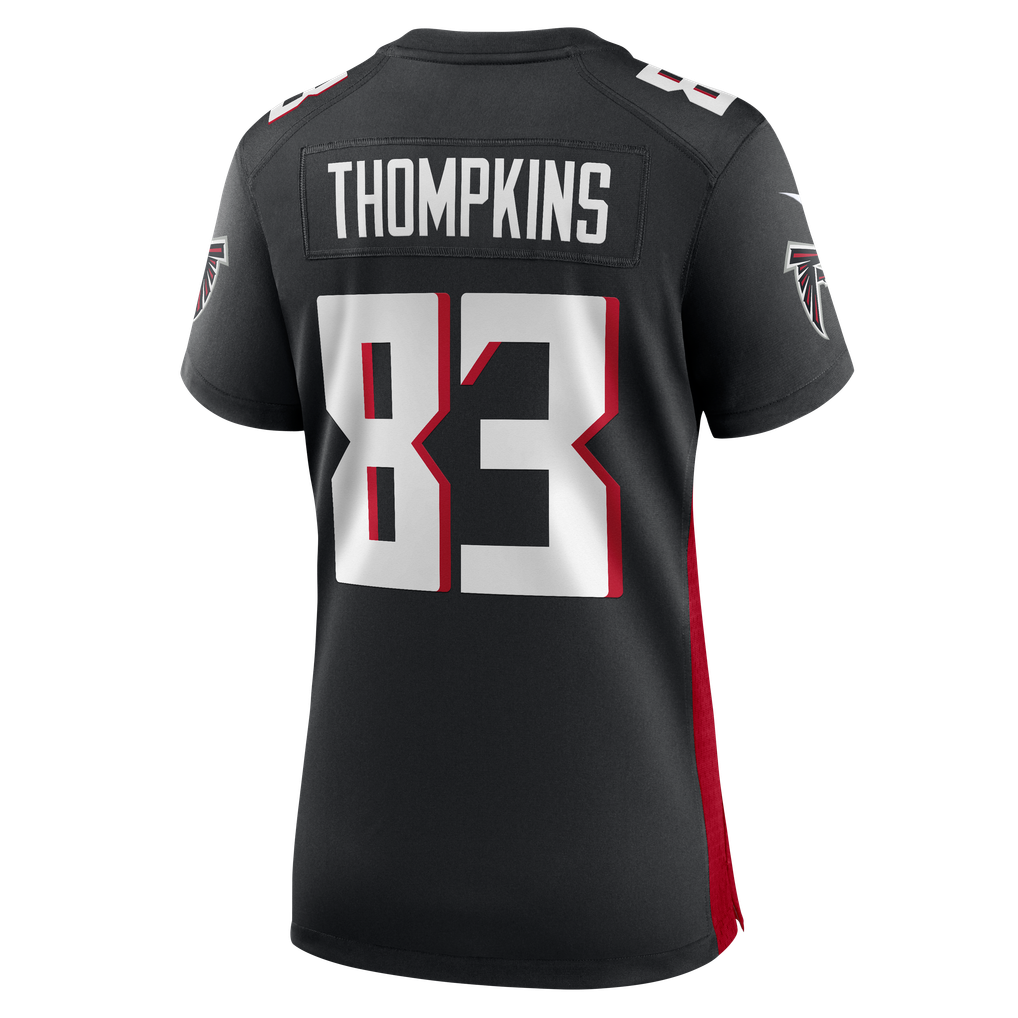Women's Atlanta Falcons Deven Thompkins Nike Black Team Game Jersey