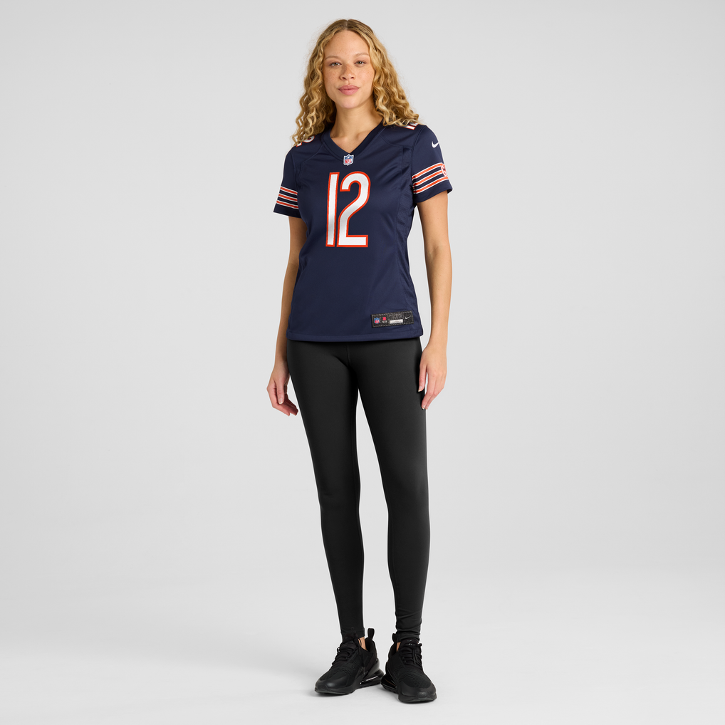Women's Chicago Bears Devin Bush Nike Navy Team Game Jersey - Image 3