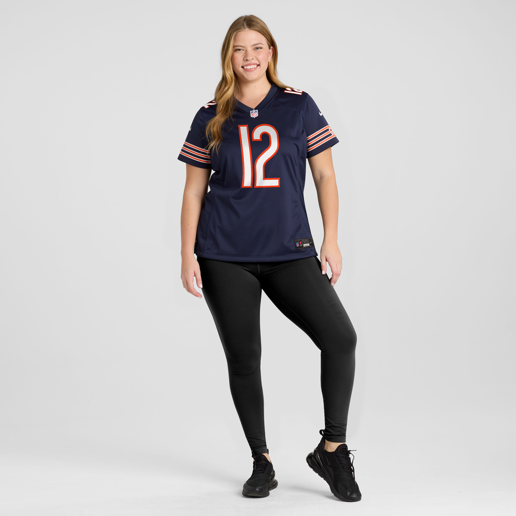Women's Chicago Bears Devin Bush Nike Navy Team Game Jersey - Image 5