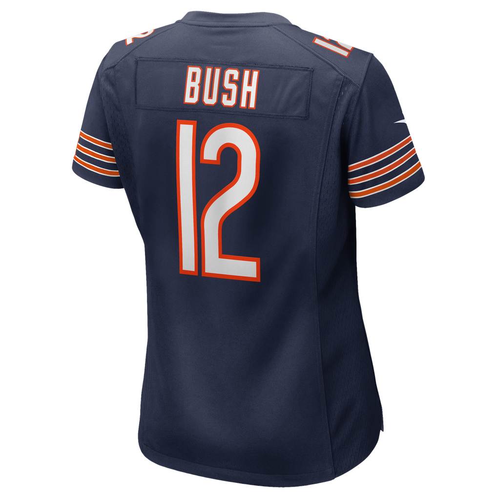 Women's Chicago Bears Devin Bush Nike Navy Team Game Jersey - Image 8