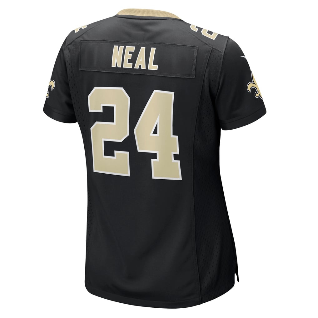 Women's New Orleans Saints Devin Neal Nike  Black Team Game Jersey - Image 4