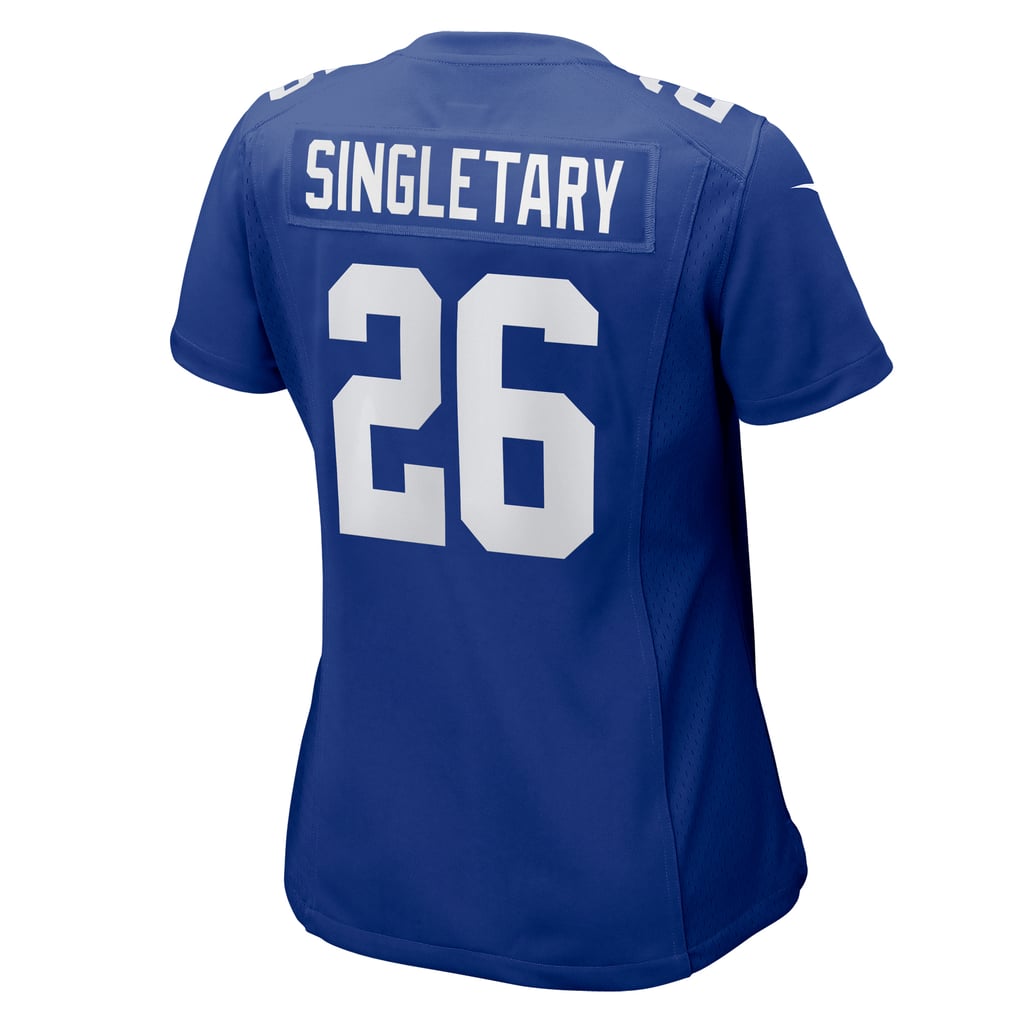 Women's New York Giants Devin Singletary Nike  Royal  Game Jersey - Image 4