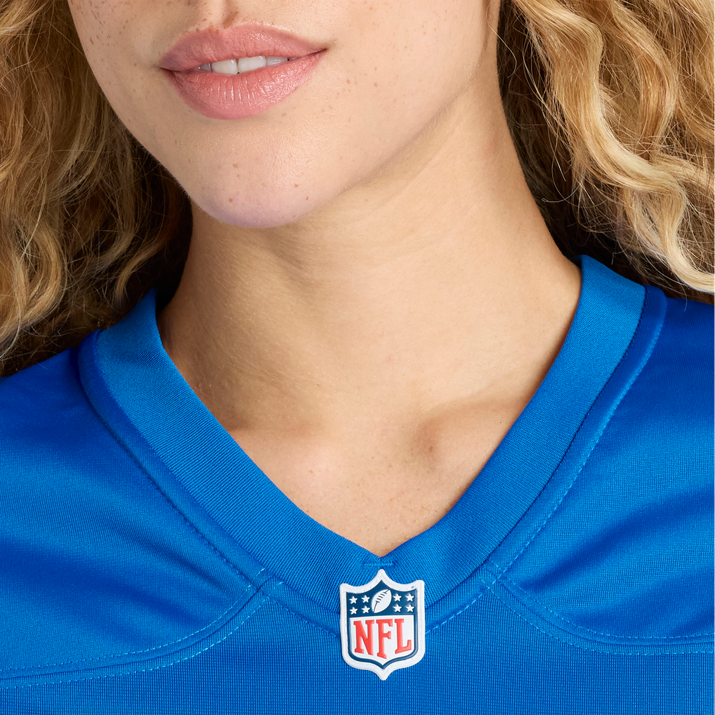 Women's Detroit Lions Devin White Nike Blue Team Game Jersey - Image 9