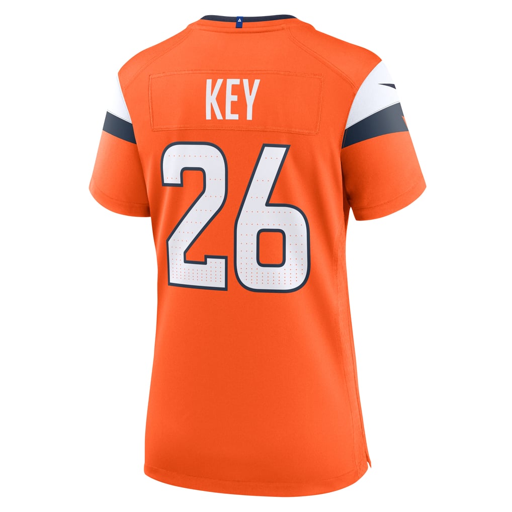Women's Denver Broncos Devon Key Nike  Orange Team Game Jersey - Image 4