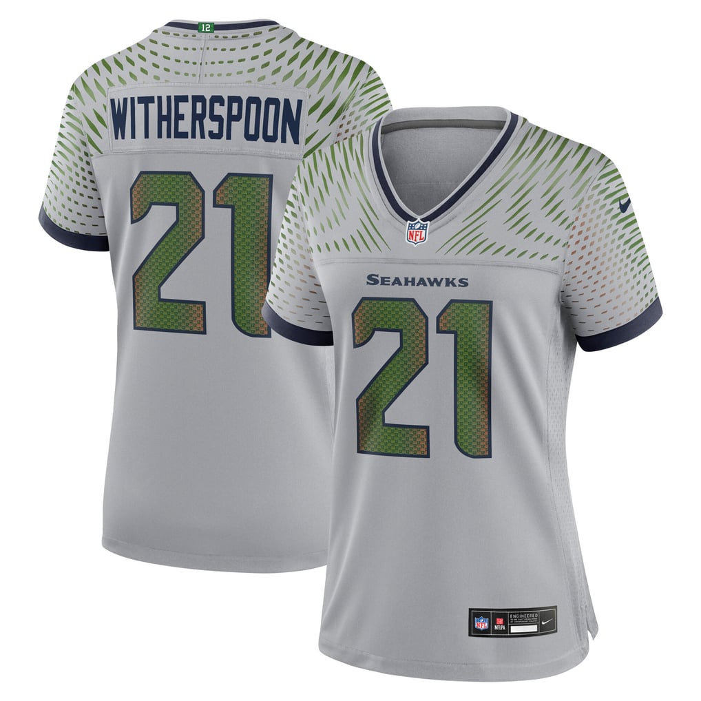 Women's Seattle Seahawks Devon Witherspoon Nike Gray Rivalries Collection Game Jersey - Image 2