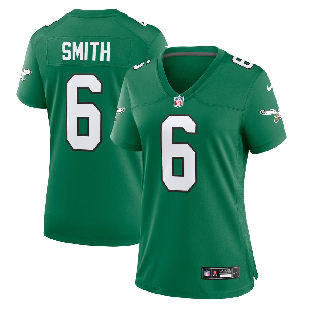 Women's Philadelphia Eagles DeVonta Smith Nike Kelly Green Player Jersey - Image 2