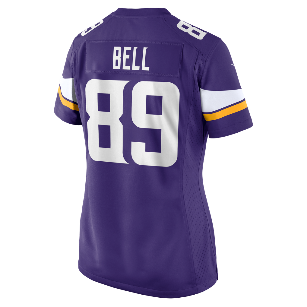 Women's Minnesota Vikings Dillon Bell Nike Purple Team Game Jersey - Image 8