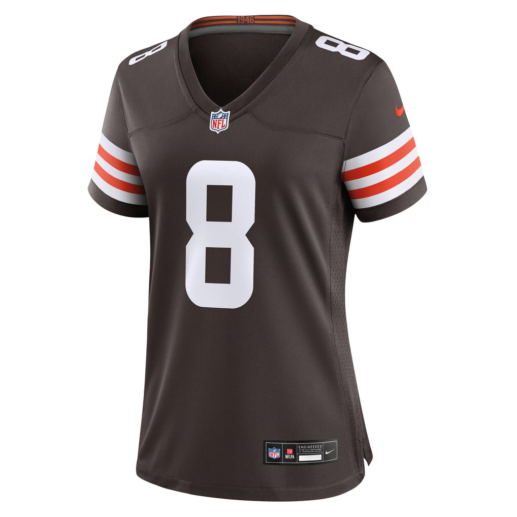 Women's Cleveland Browns Dillon Gabriel Nike Brown Team Game Jersey - Image 3