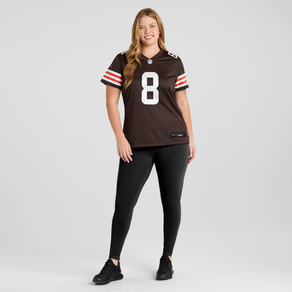Women's Cleveland Browns Dillon Gabriel Nike Brown Team Game Jersey - Image 7