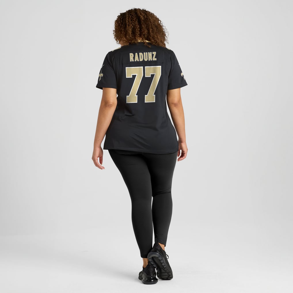 Women's New Orleans Saints Dillon Radunz Nike  Black Team Game Jersey - Image 8