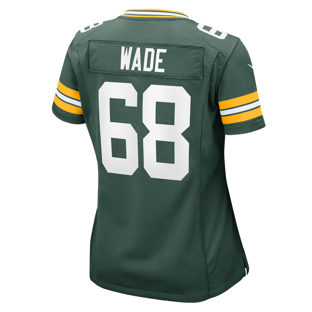 Women's Green Bay Packers Dillon Wade Nike Green Team Game Jersey - Image 6