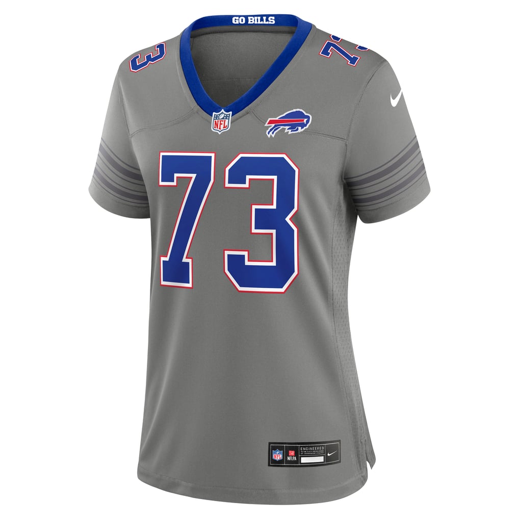 Women's Buffalo Bills Dion Dawkins Nike Gray Nickel City Game Jersey - Image 3