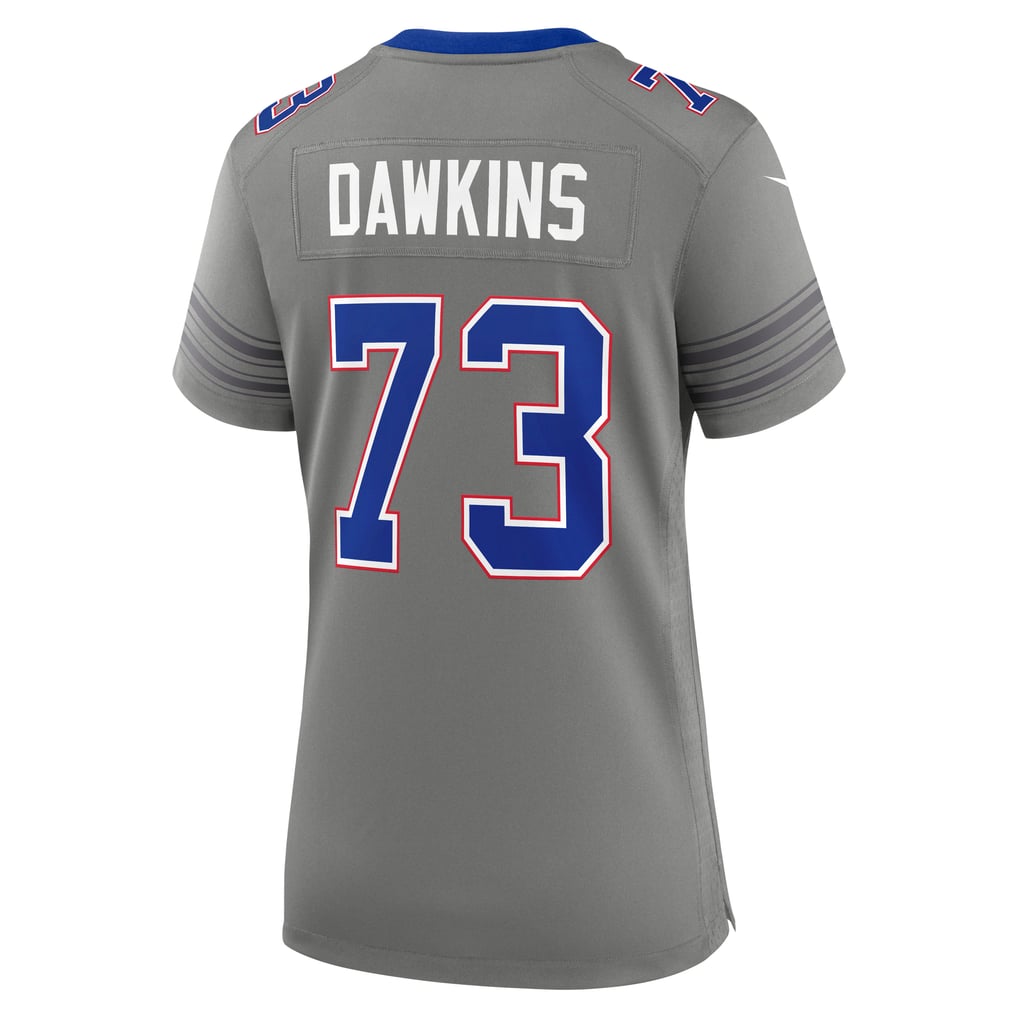 Women's Buffalo Bills Dion Dawkins Nike Gray Nickel City Game Jersey - Image 4