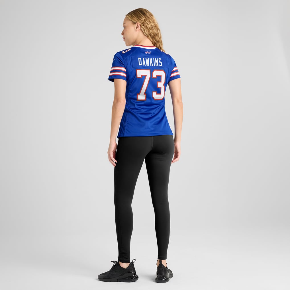 Women's Buffalo Bills Dion Dawkins Nike Royal Game Jersey - Image 6