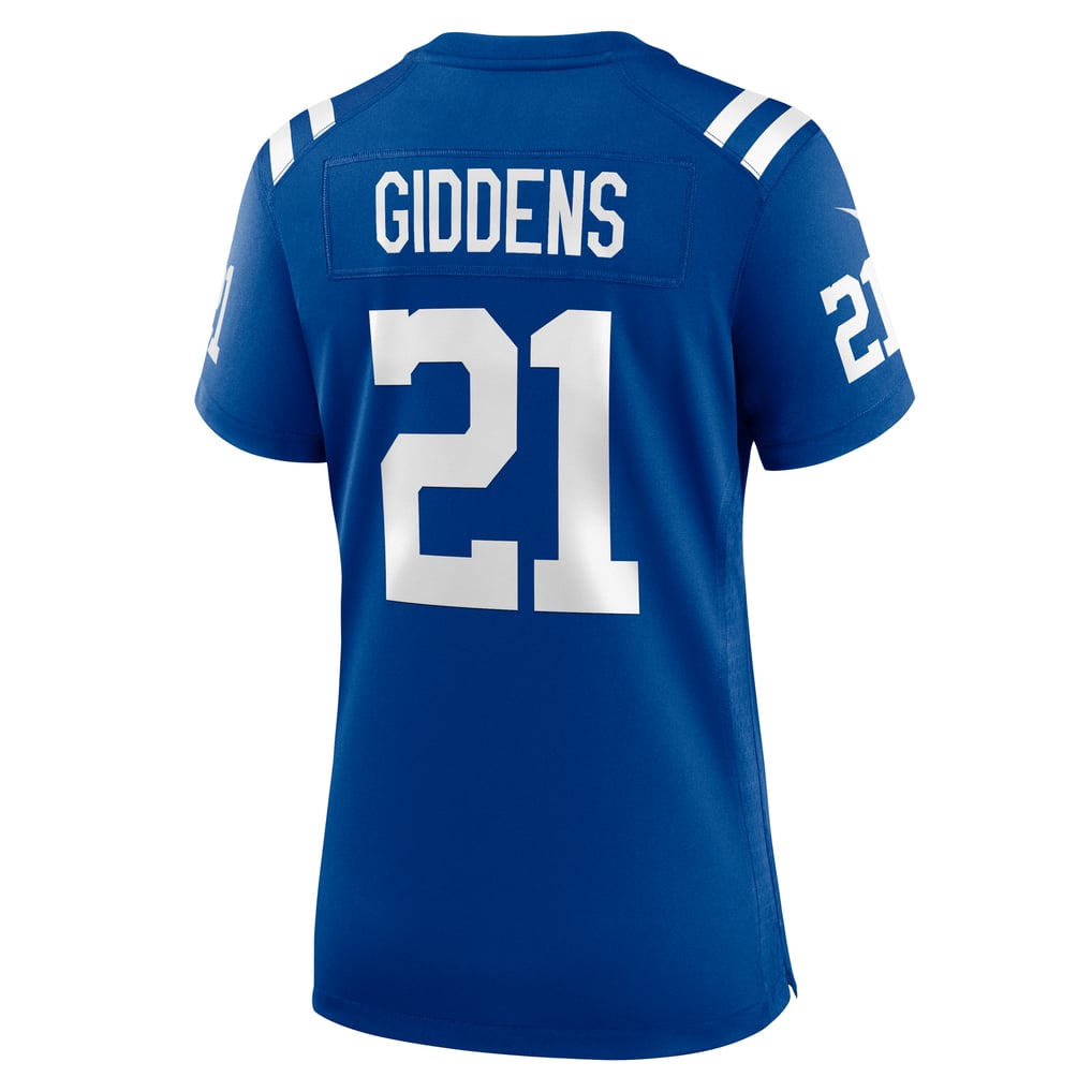 Women's Indianapolis Colts DJ Giddens Nike  Royal Team Game Jersey - Image 4
