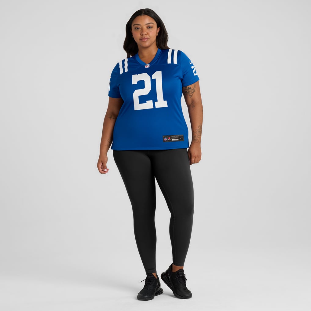 Women's Indianapolis Colts DJ Giddens Nike  Royal Team Game Jersey - Image 7