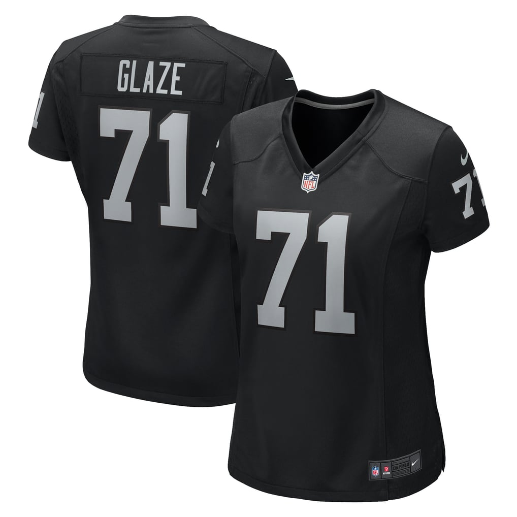 Women's Las Vegas Raiders DJ Glaze Nike  Black  Game Jersey - Image 2