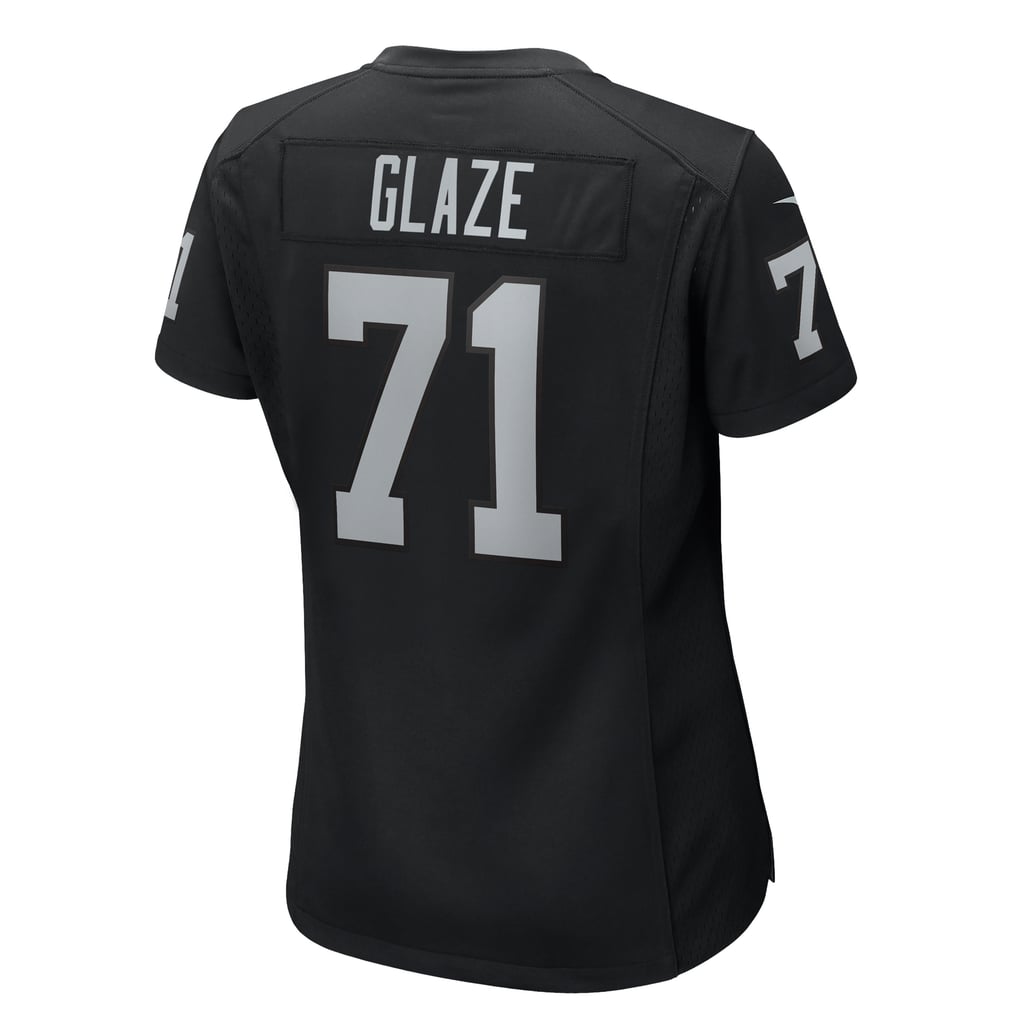 Women's Las Vegas Raiders DJ Glaze Nike  Black  Game Jersey - Image 4