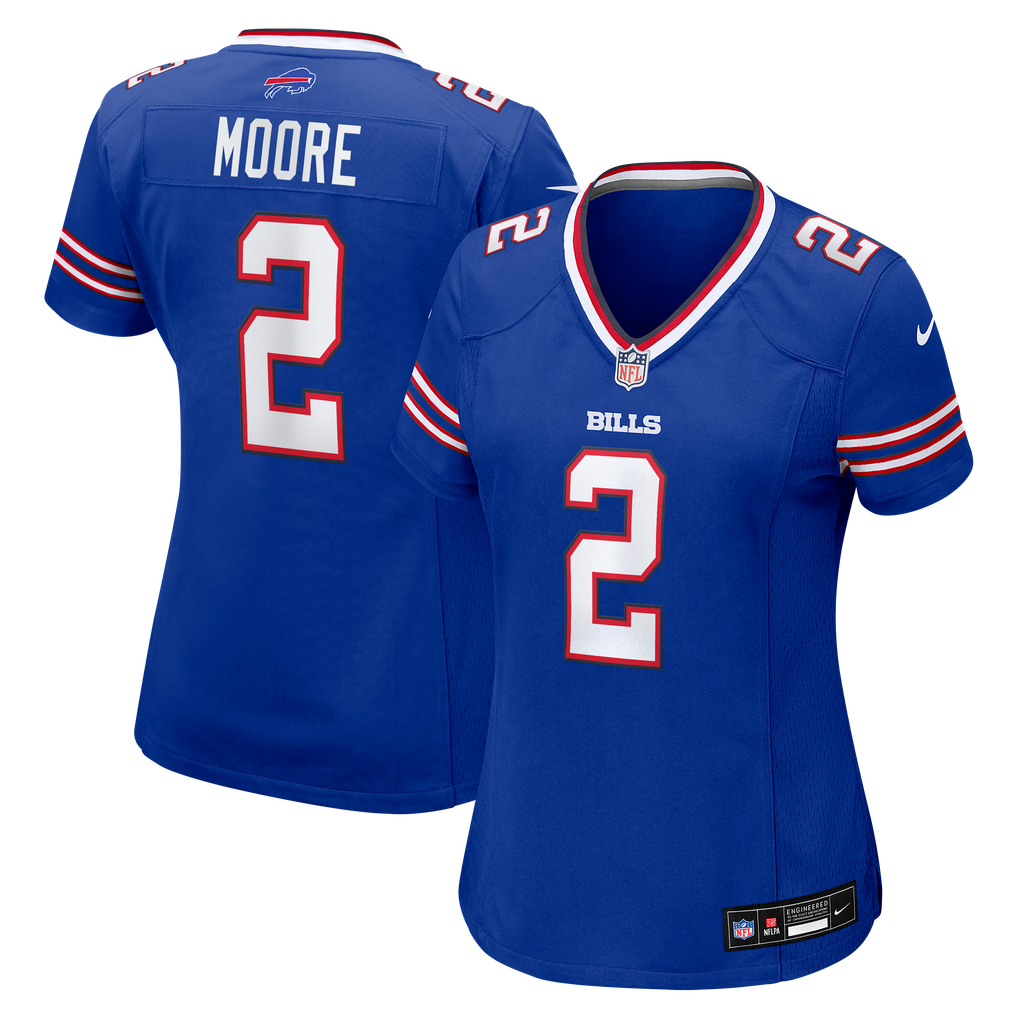 Women's Buffalo Bills D.J. Moore Nike Royal Game Jersey - Image 2