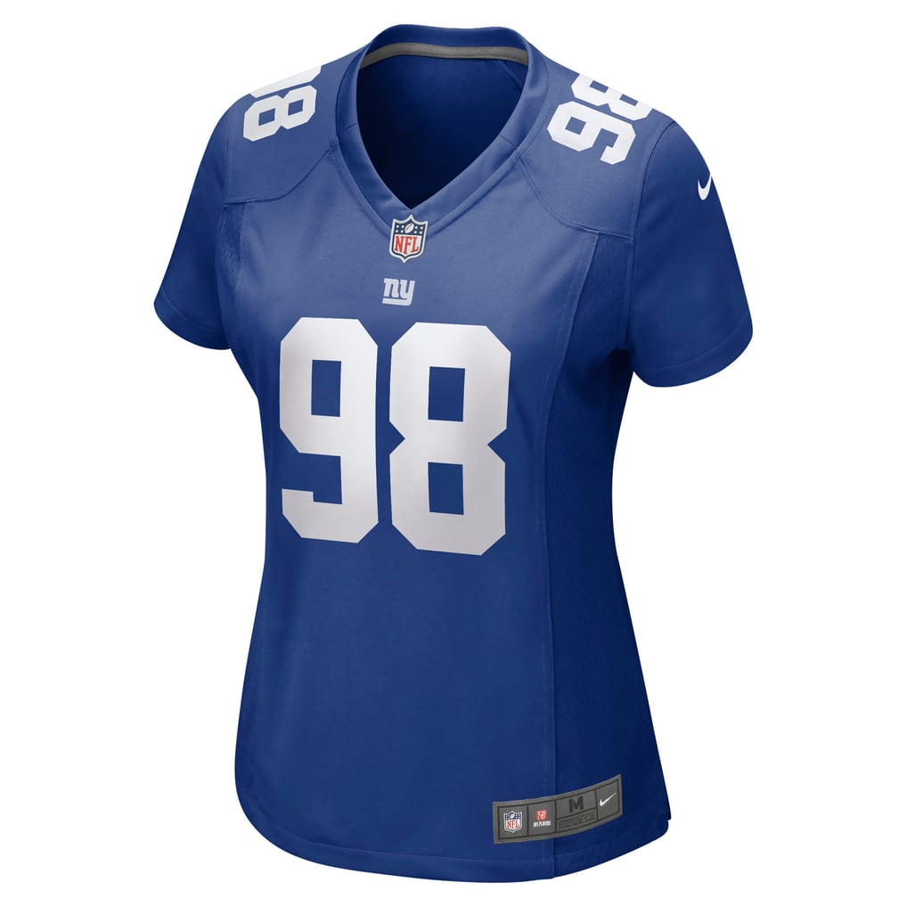 Women's New York Giants D.J. Reader Nike  Royal Team Game Jersey - Image 3