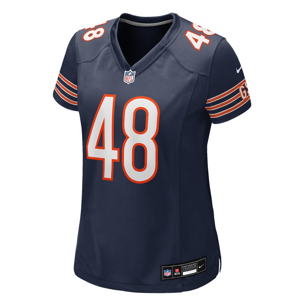 Women's Chicago Bears D'Marco Jackson Nike Navy Team Game Jersey - Image 3
