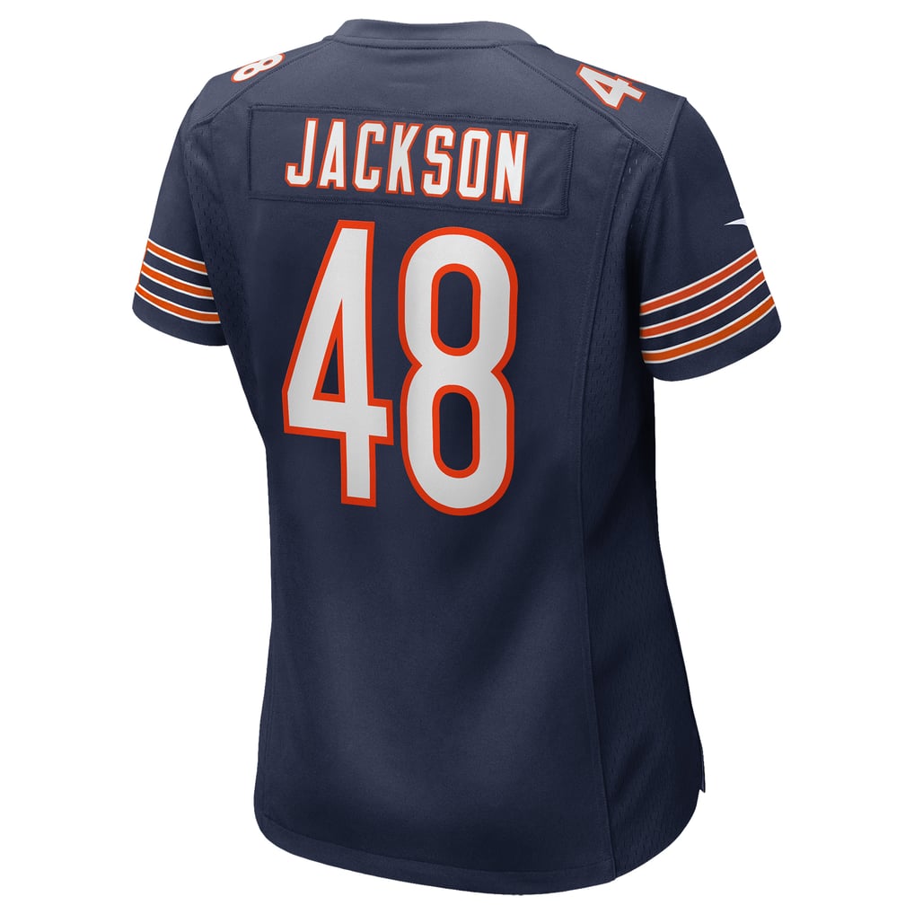 Women's Chicago Bears D'Marco Jackson Nike Navy Team Game Jersey - Image 4