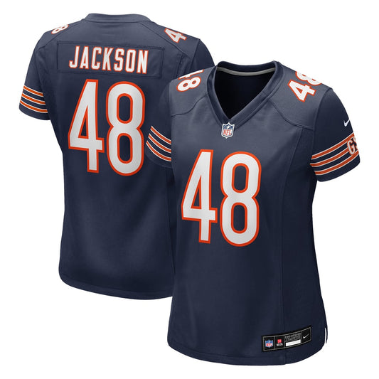 Women's Chicago Bears D'Marco Jackson Nike Navy Team Game Jersey - Image 1