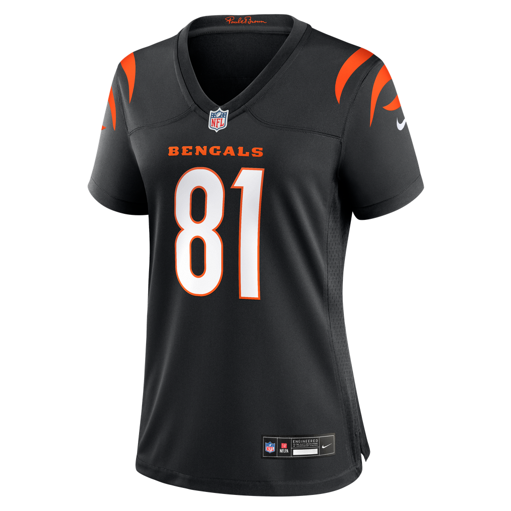 Women's Cincinnati Bengals Dohnte Meyers Nike Black Team Game Jersey - Image 7