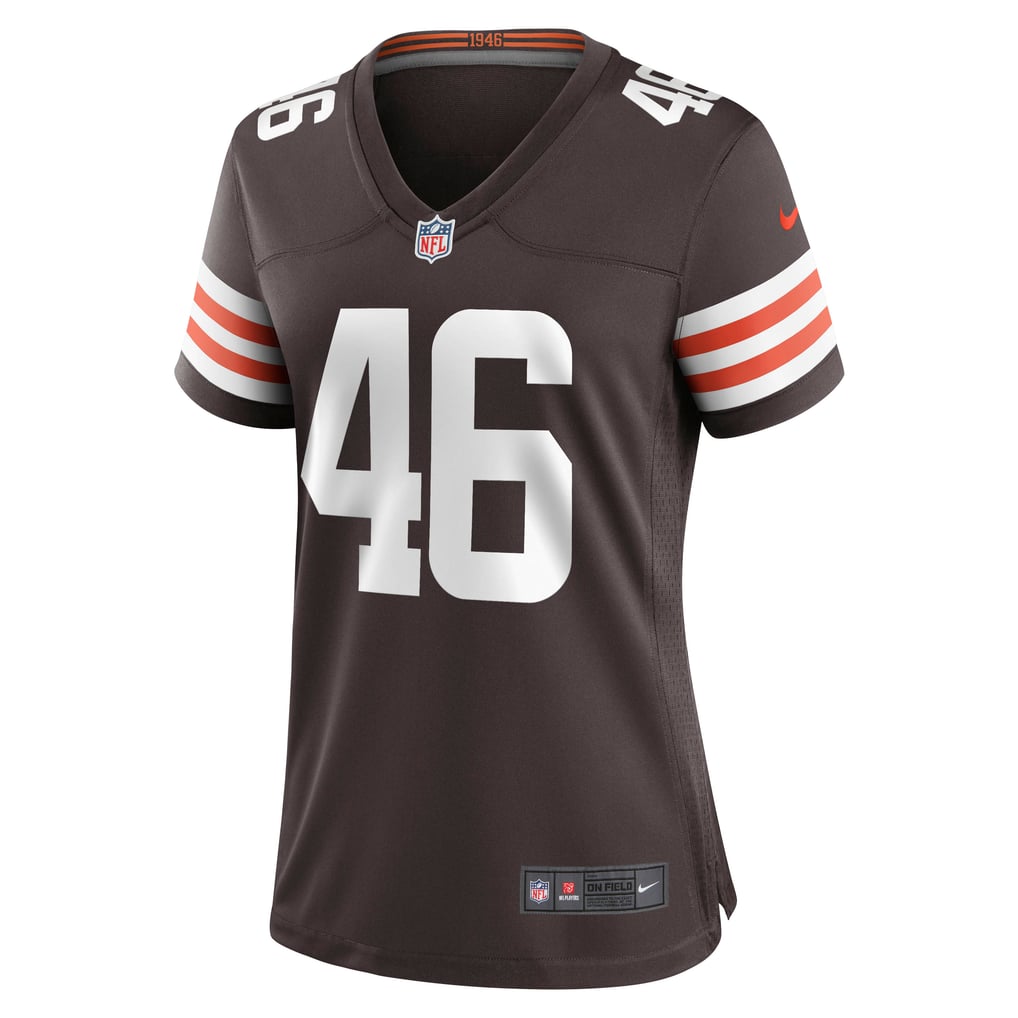 Women's Cleveland Browns Don Fleming Nike Brown Retired Player Jersey - Image 3