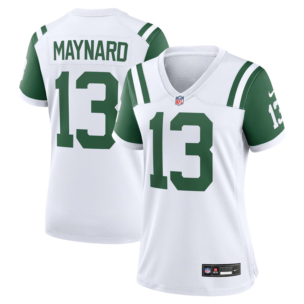 Women's New York Jets Don Maynard Nike White Classic Alternate Retired Player Game Jersey - Image 2